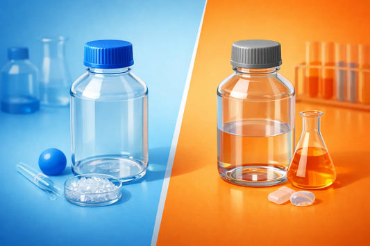 PET versus PETG Media Bottles
