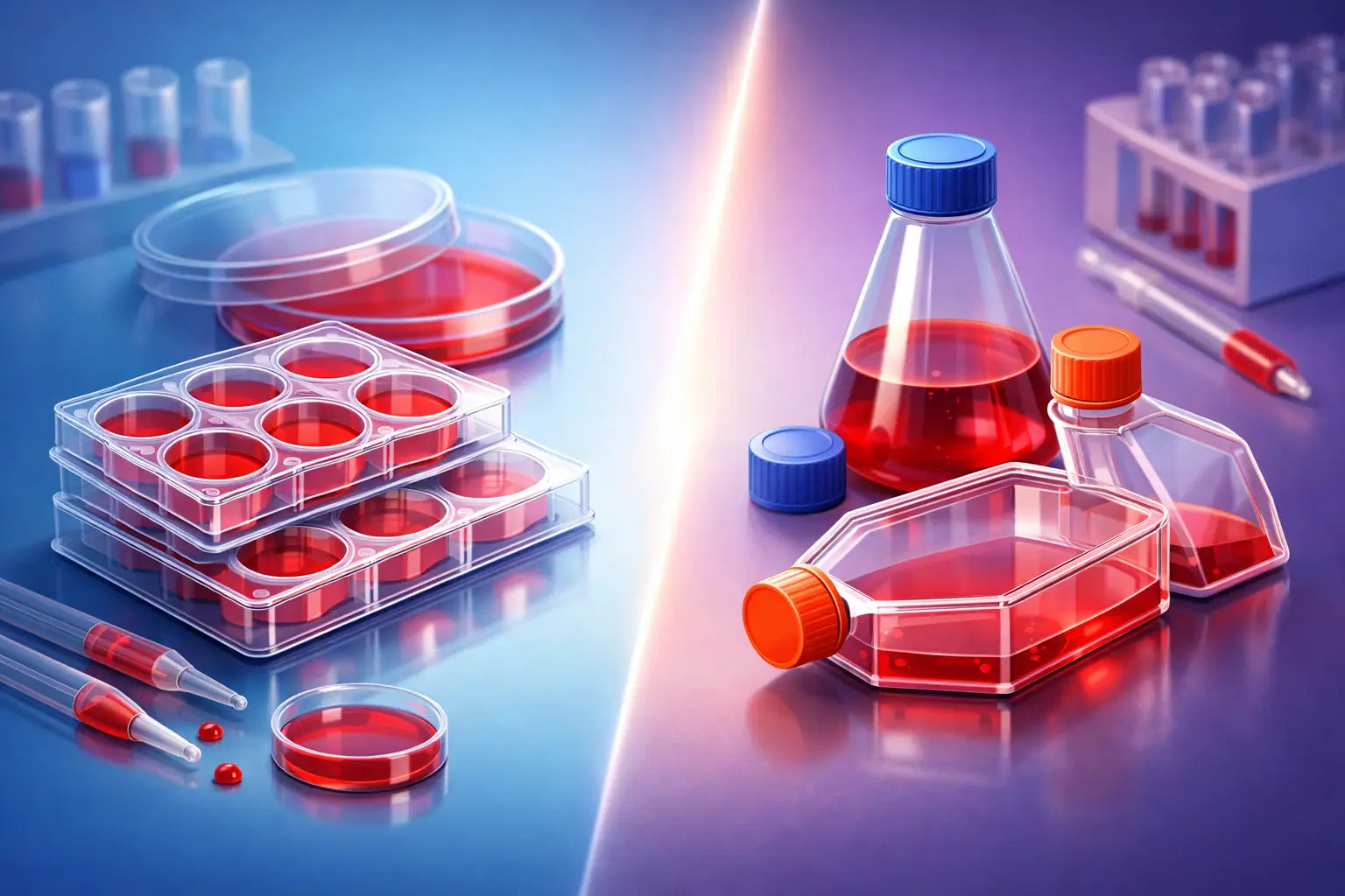Cell Culture Plates Versus Flasks – innoME GmbH