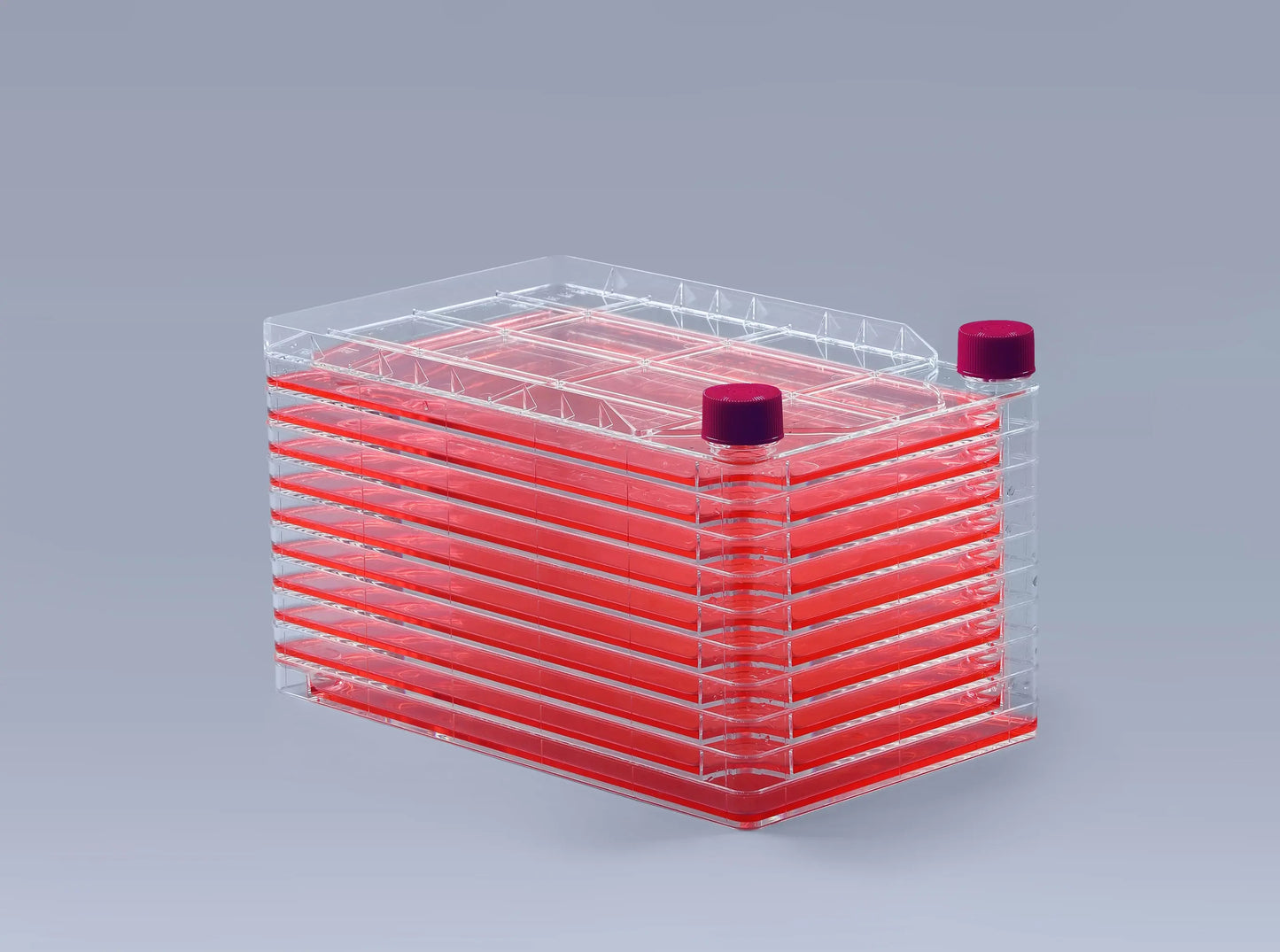 Mehrschichtige Zellkultursysteme | Cell Factory 1-40 Lagen | Großmaßstäbliche Zellproduktion innoME GmbH