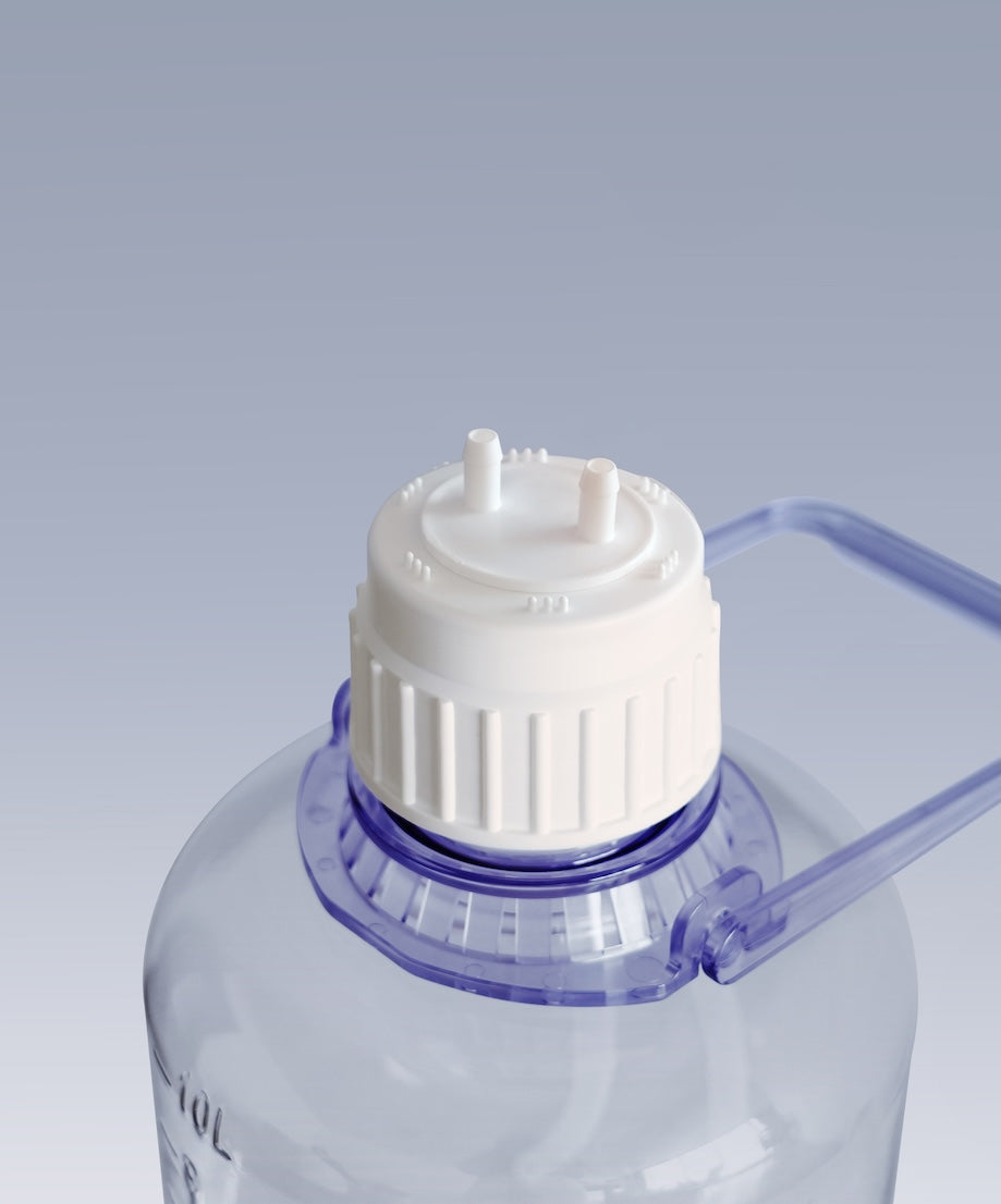 10L Polycarbonat Carboys – Seal Cap, 2-Port & 3-Port Systeme