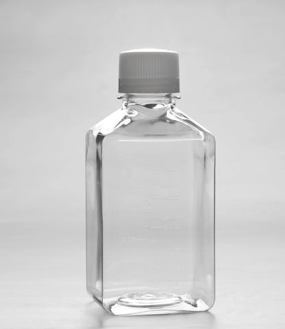 Premium Square PETG Media Bottles | 5mL to 1000mL | Gamma Irradiated cGMP innoME GmbH
