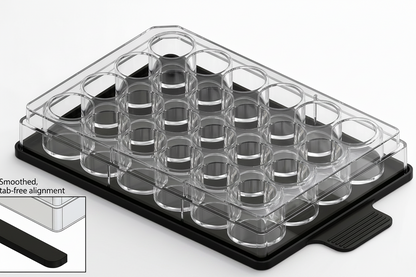 ScratchMaker Starter Kit – Light Mask + 5× Scratch Assay Platte