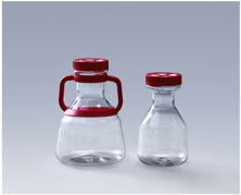 Sterile PC High Efficiency Erlenmeyer Flask – 3 L & 5 L mit Vent Cap oder Seal Cap